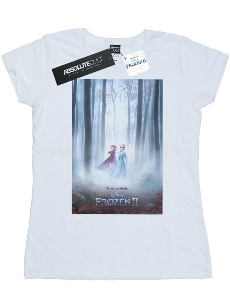 Disney - T-shirt FROZEN Blanc - Kiabi