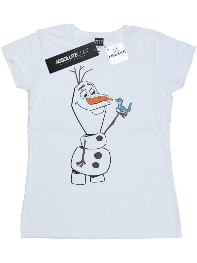 Disney - T-shirt FROZEN Blanc - Kiabi