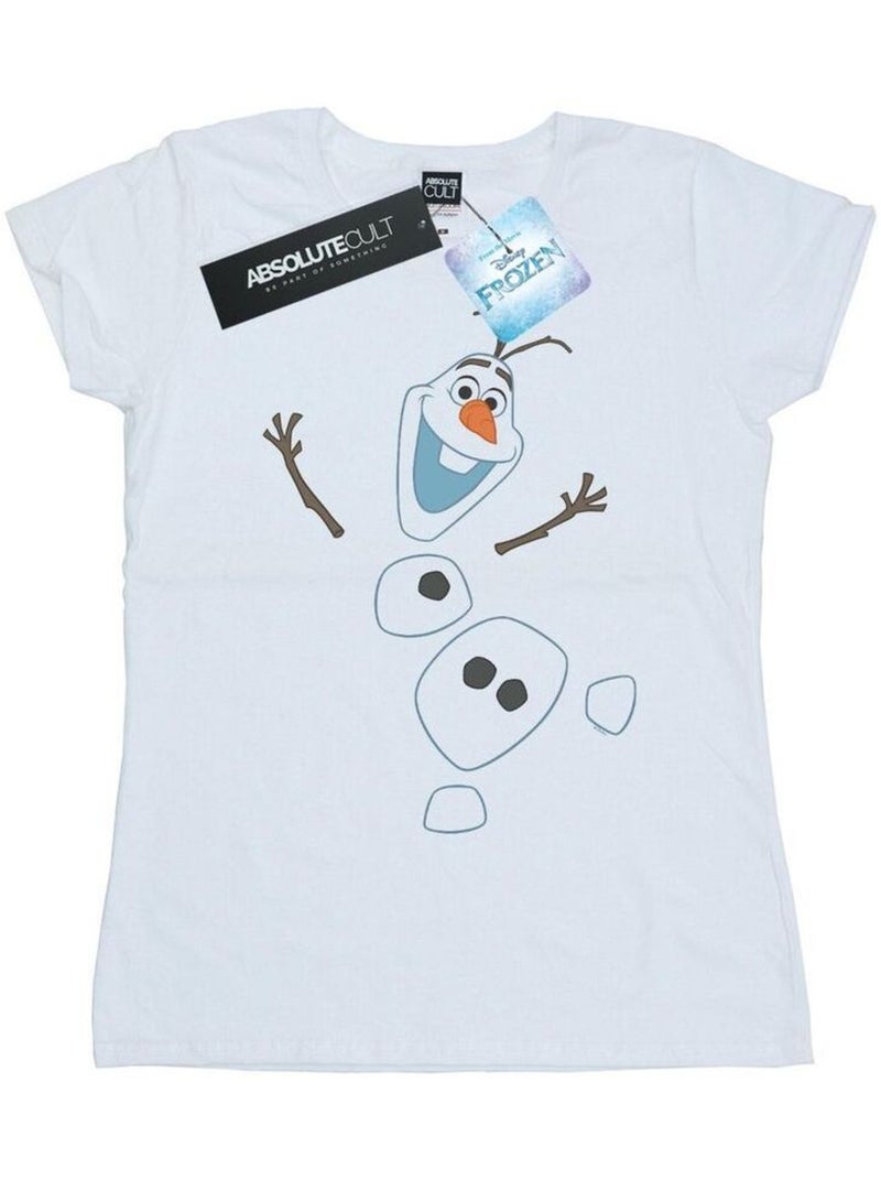 Disney - T-shirt FROZEN Blanc - Kiabi