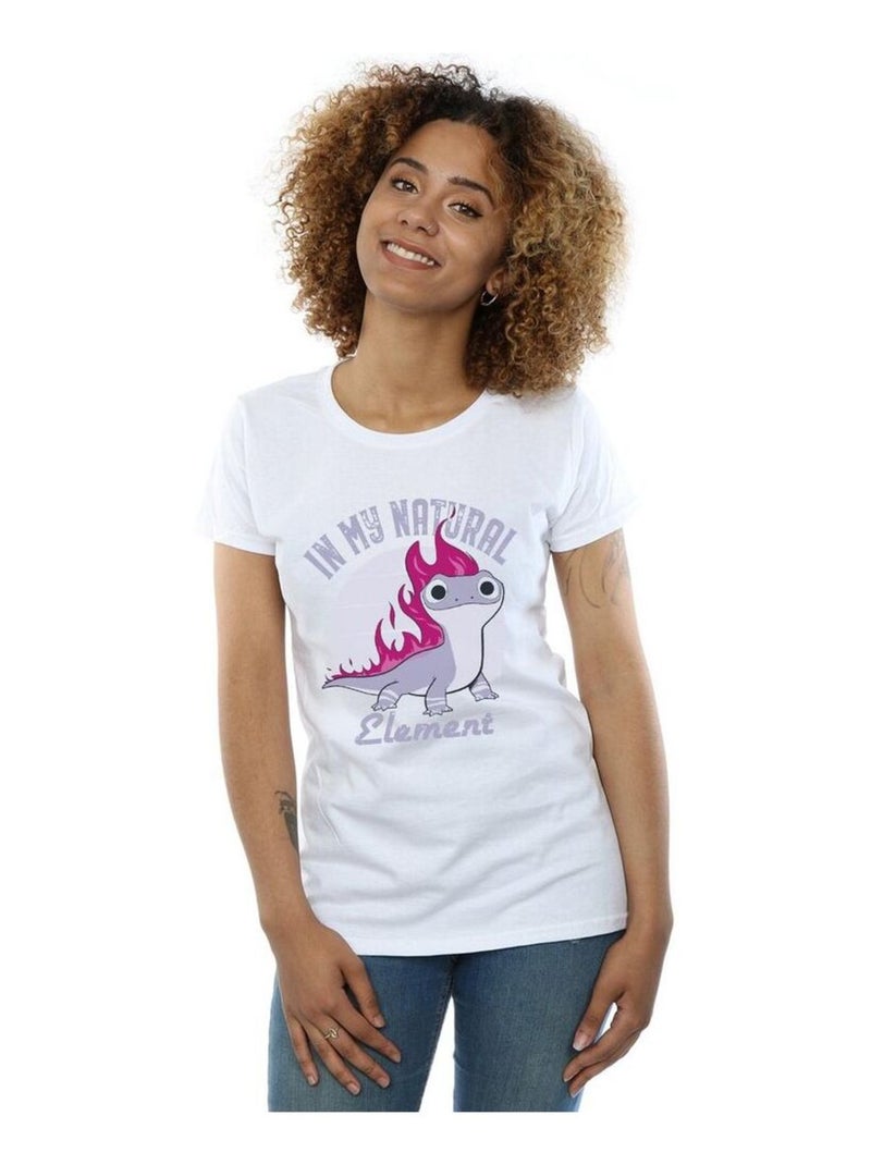 Disney - T-shirt FROZEN Blanc - Kiabi