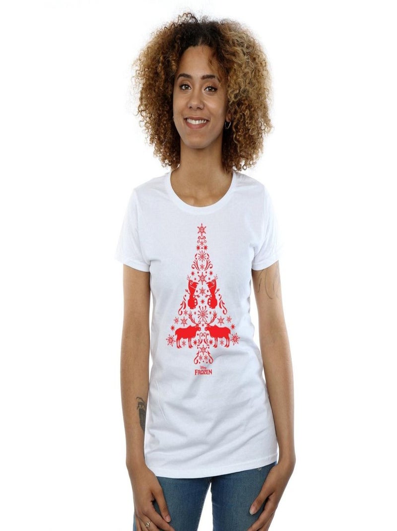 Disney - T-shirt FROZEN Blanc - Kiabi