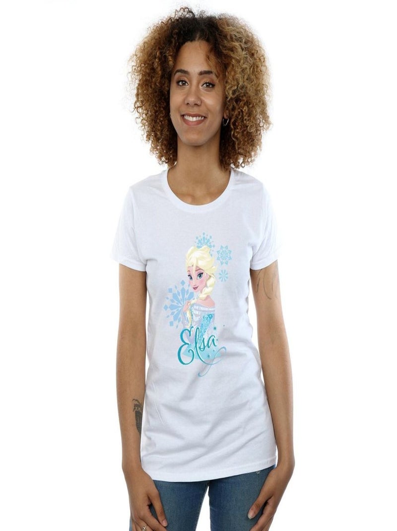 Disney - T-shirt FROZEN Blanc - Kiabi