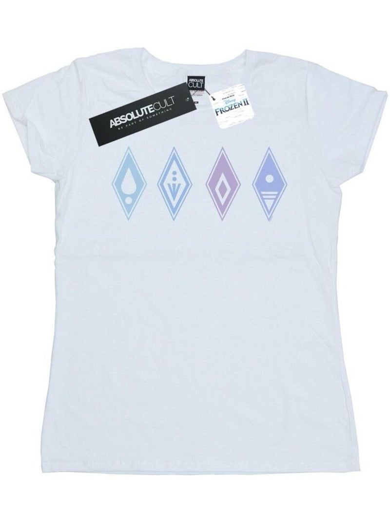 Disney - T-shirt FROZEN Blanc - Kiabi
