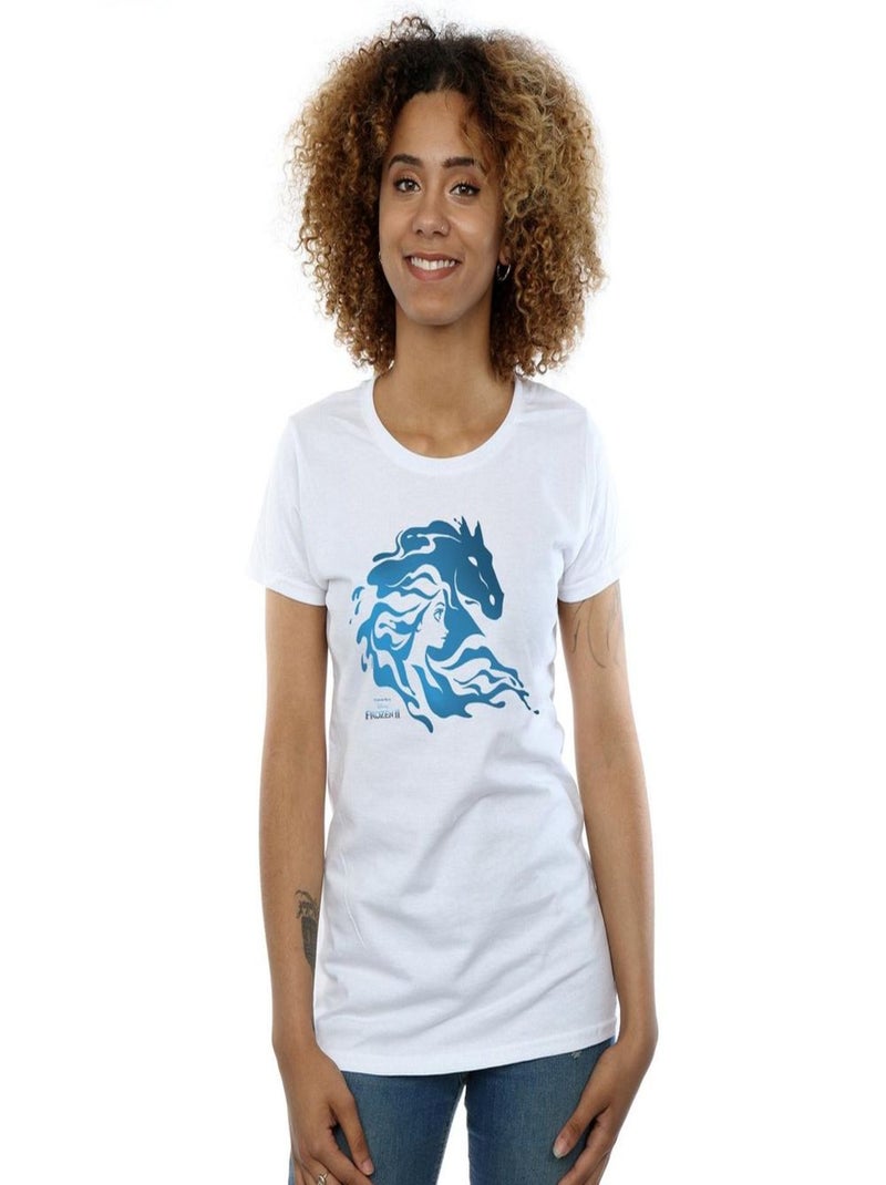 Disney - T-shirt FROZEN Blanc - Kiabi