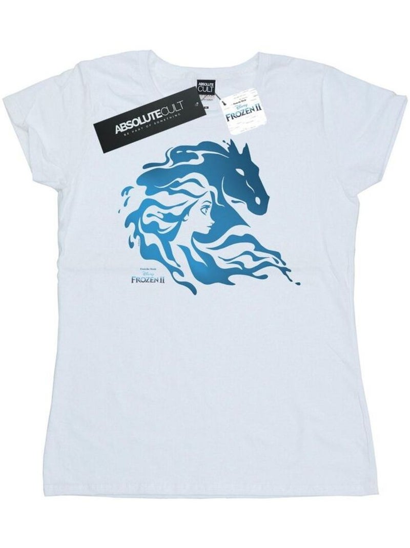 Disney - T-shirt FROZEN Blanc - Kiabi