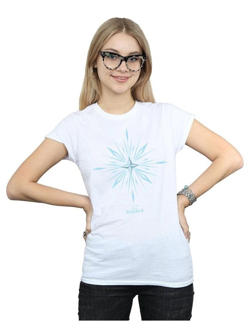 Disney - T-shirt FROZEN Blanc - Kiabi