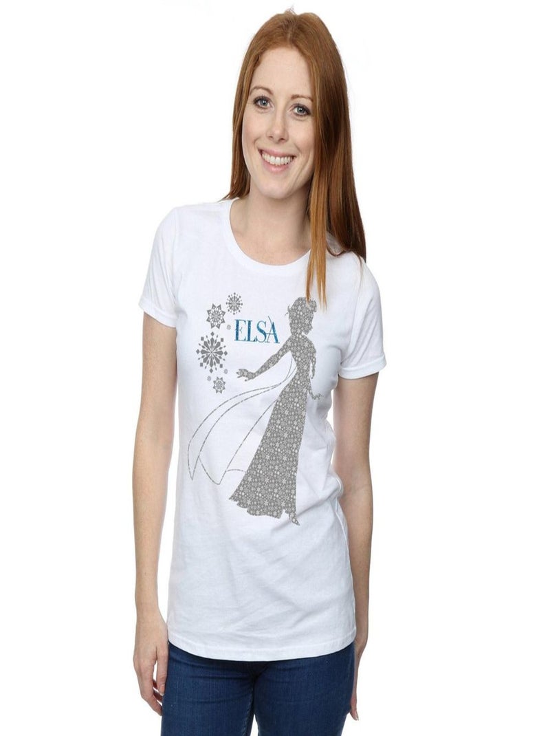 Disney - T-shirt FROZEN Blanc - Kiabi