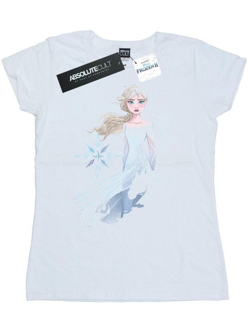 Disney - T-shirt FROZEN Blanc - Kiabi