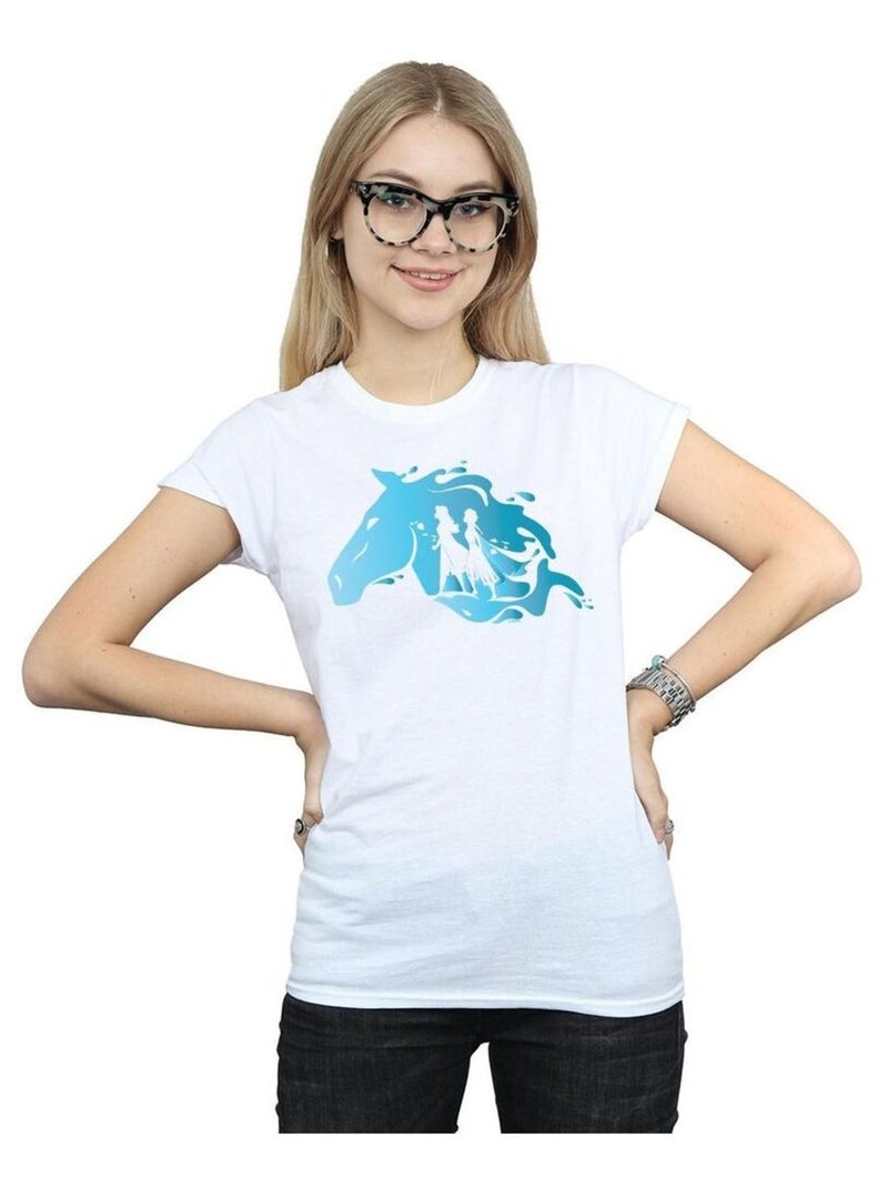 Disney - T-shirt FROZEN Blanc - Kiabi