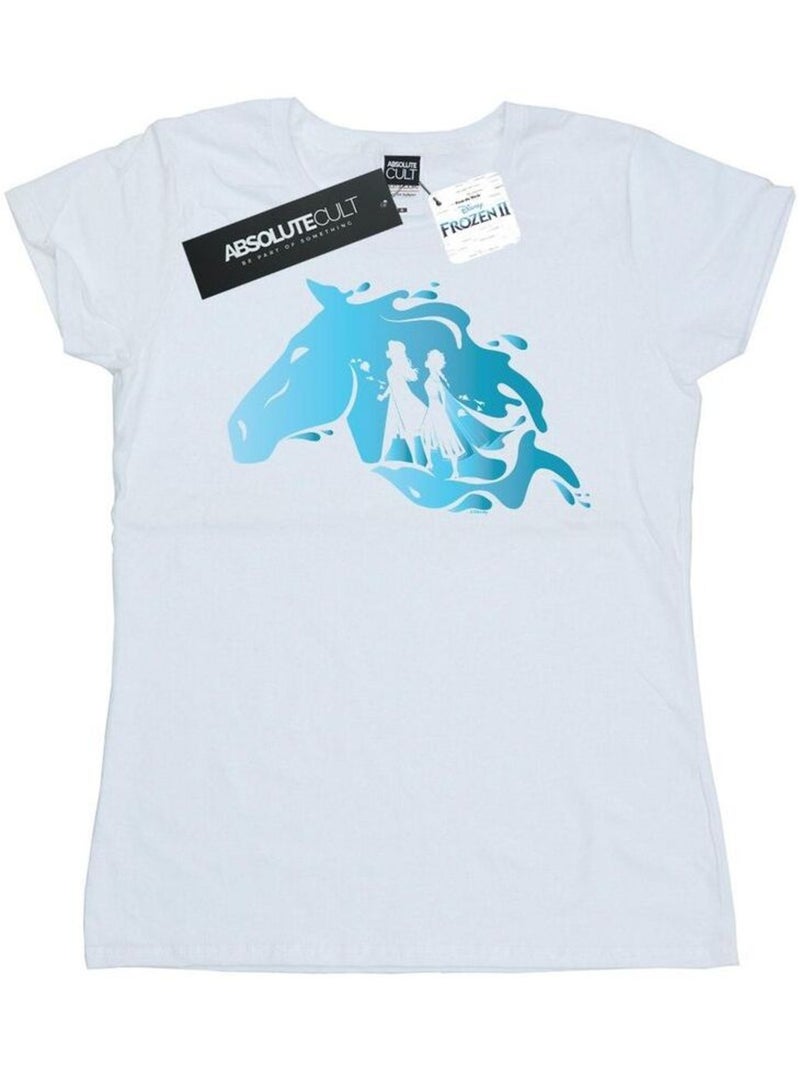 Disney - T-shirt FROZEN Blanc - Kiabi