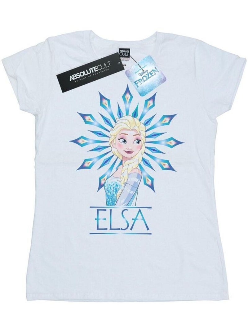 Disney - T-shirt FROZEN Blanc - Kiabi