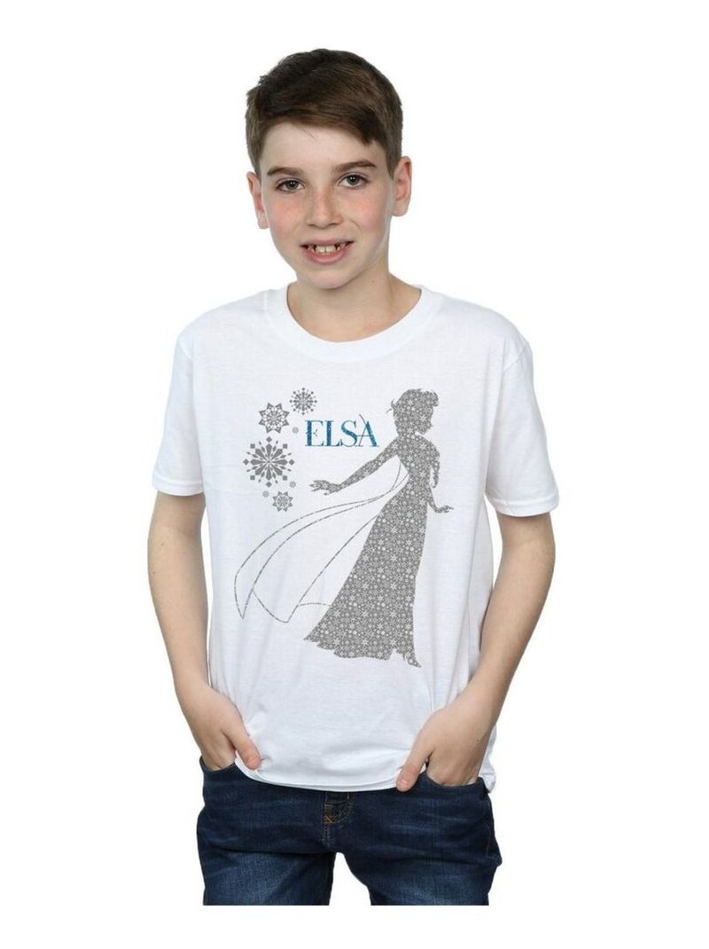 Disney - T-shirt FROZEN Blanc - Kiabi