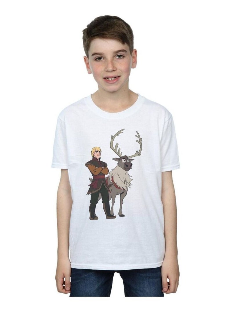Disney - T-shirt FROZEN Blanc - Kiabi