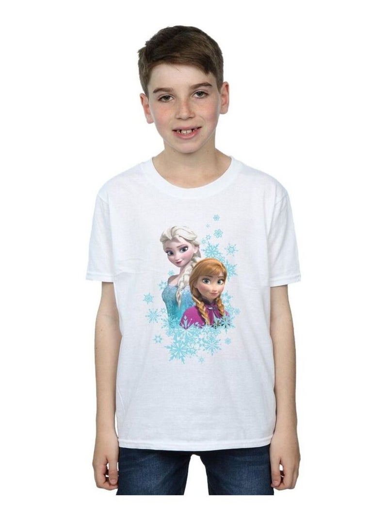 Disney - T-shirt FROZEN Blanc - Kiabi