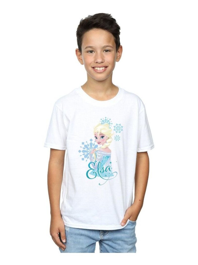 Disney - T-shirt FROZEN Blanc - Kiabi