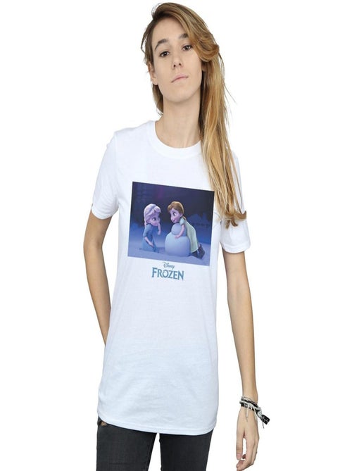 Disney - T-shirt FROZEN BUILD A SNOWMAN - Kiabi