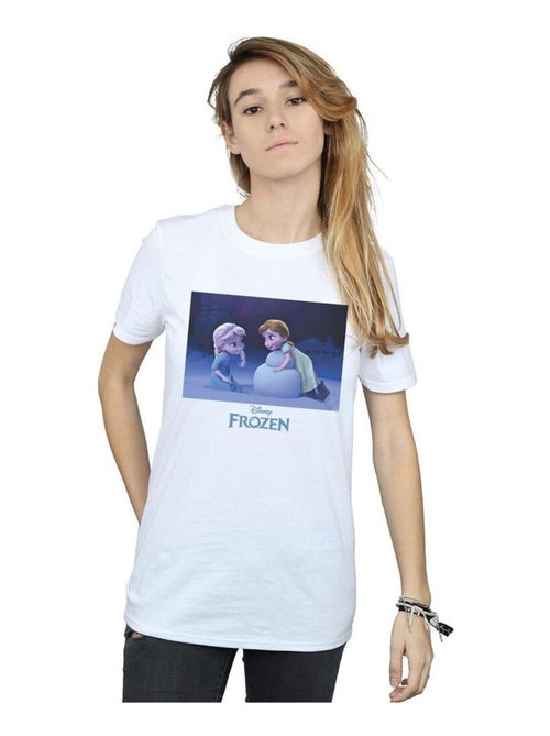 Disney - T-shirt FROZEN BUILD A SNOWMAN - Kiabi