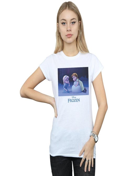 Disney - T-shirt FROZEN BUILD A SNOWMAN - Kiabi