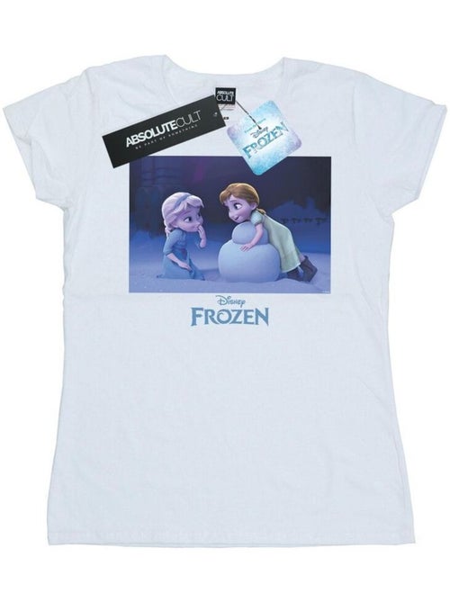 Disney - T-shirt FROZEN BUILD A SNOWMAN - Kiabi