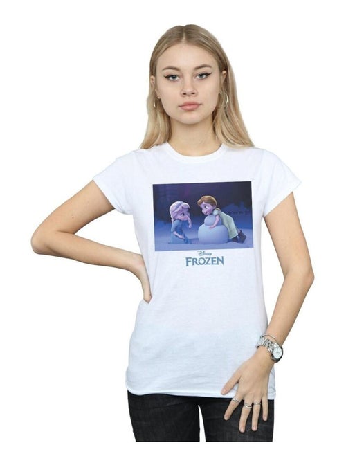 Disney - T-shirt FROZEN BUILD A SNOWMAN - Kiabi