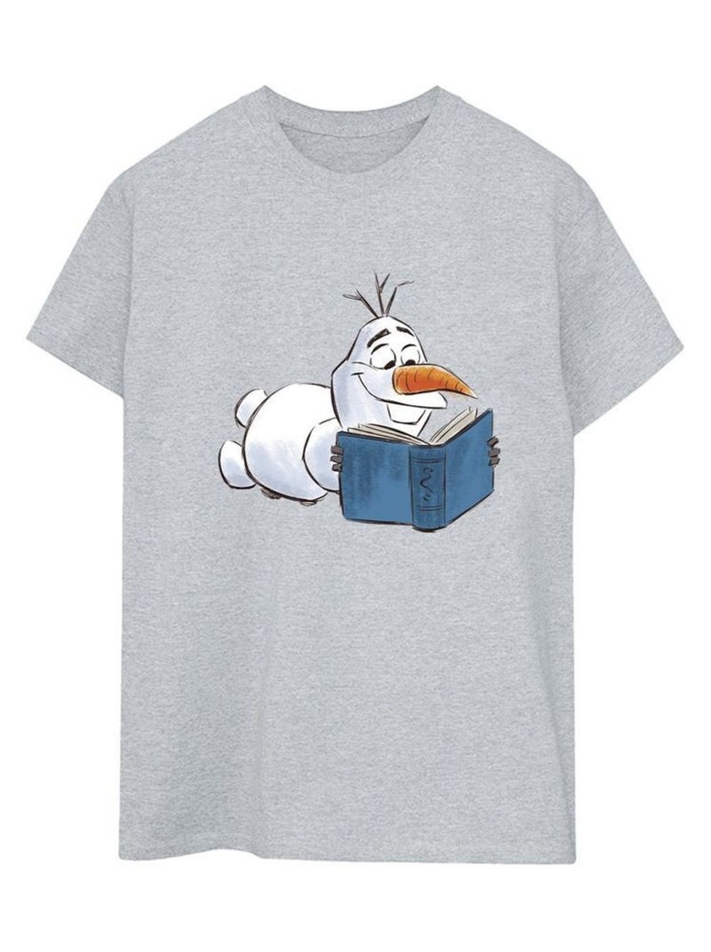 Disney - T-shirt FROZEN Gris chiné - Kiabi