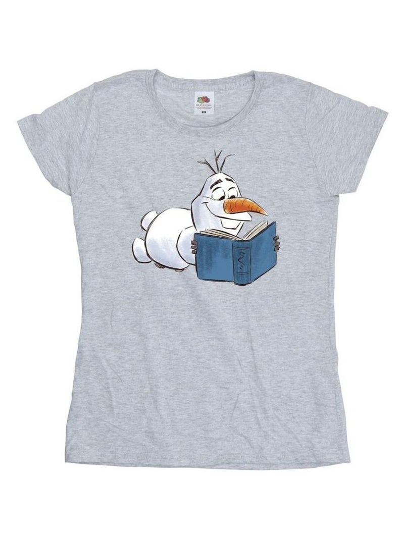 Disney - T-shirt FROZEN Gris chiné - Kiabi