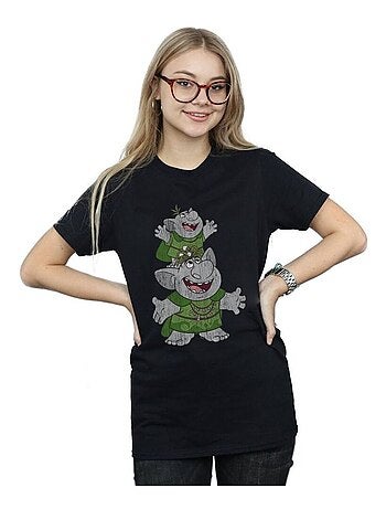Disney - T-shirt La Reine des Neiges HANDSTACKING Les Trolls
