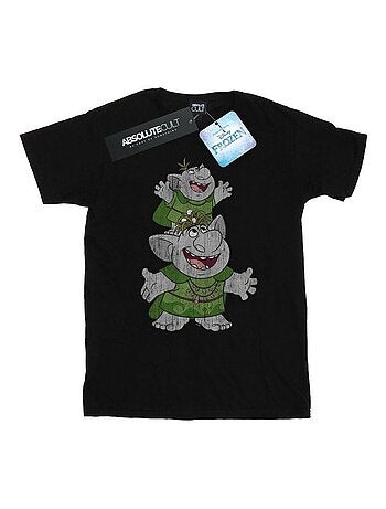 Disney - T-shirt La Reine des Neiges HANDSTACKING Les Trolls