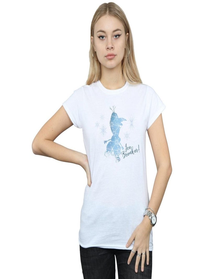 Disney - T-shirt FROZEN ICE BREAKER Blanc - Kiabi