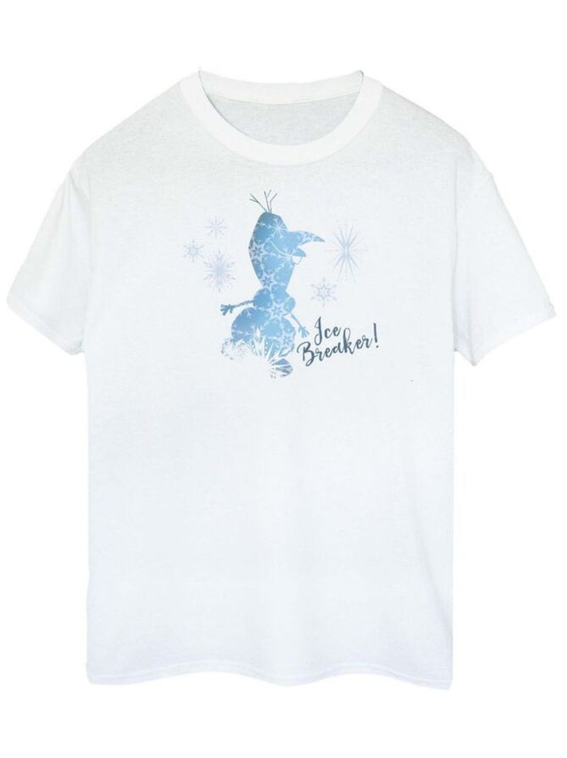 Disney - T-shirt FROZEN ICE BREAKER Blanc - Kiabi