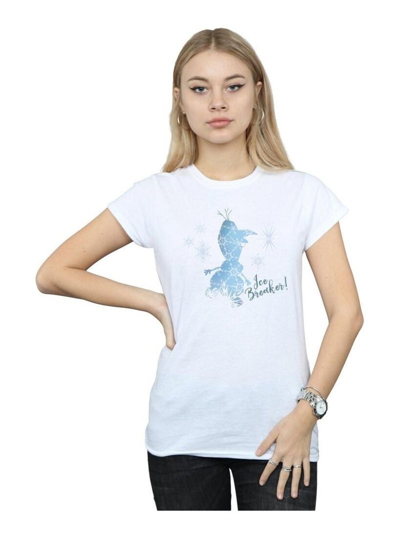 Disney - T-shirt FROZEN ICE BREAKER Blanc - Kiabi
