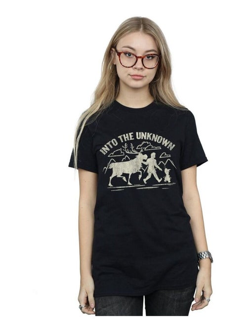 Disney - T-shirt FROZEN INTO THE UNKNOWN - Kiabi Disney - T-shirt FROZEN INTO THE UNKNOWN - Kiabi