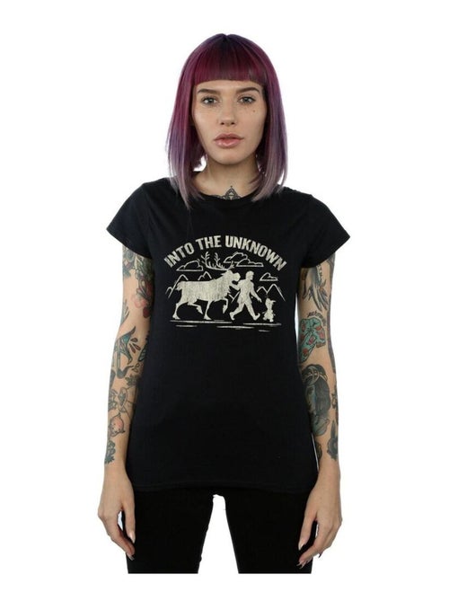 Disney - T-shirt FROZEN INTO THE UNKNOWN - Kiabi Disney - T-shirt FROZEN INTO THE UNKNOWN - Kiabi