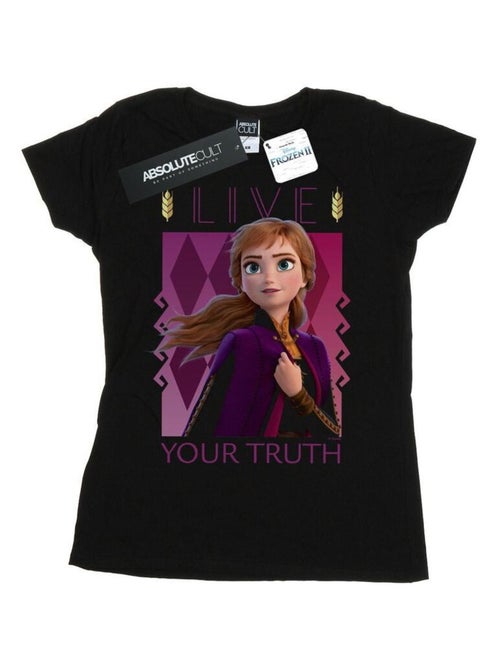 Disney - T-shirt FROZEN LIVE YOUR TRUTH - Kiabi Disney - T-shirt FROZEN LIVE YOUR TRUTH - Kiabi