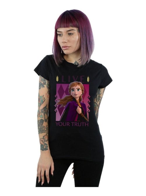 Disney - T-shirt FROZEN LIVE YOUR TRUTH - Kiabi Disney - T-shirt FROZEN LIVE YOUR TRUTH - Kiabi