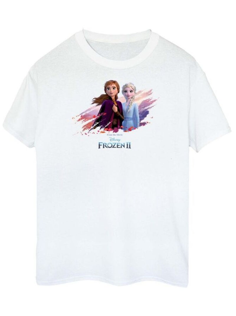 Disney - T-shirt FROZEN NATURE IS BEAUTIFUL Blanc - Kiabi