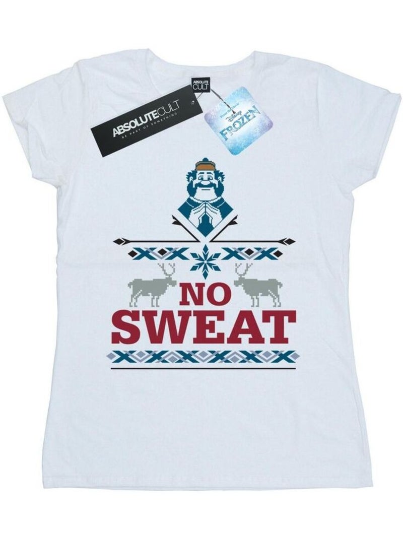 Disney - T-shirt FROZEN NO SWEAT Blanc - Kiabi