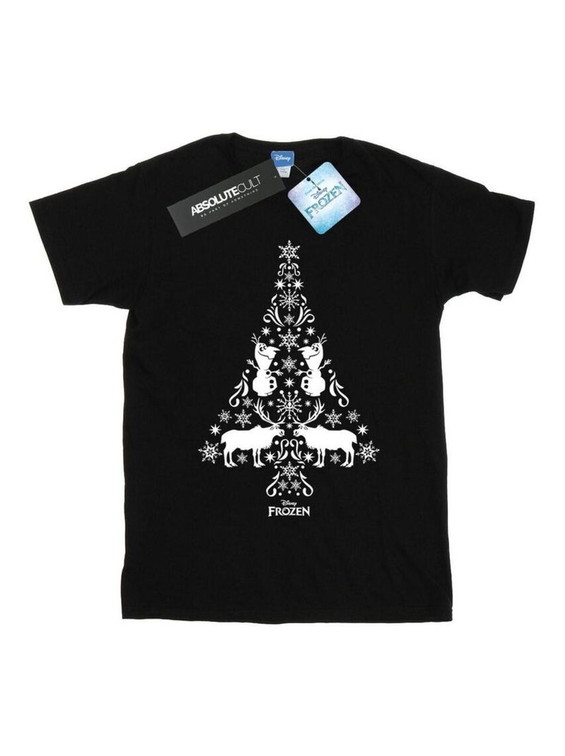Disney - T-shirt FROZEN Noir - Kiabi