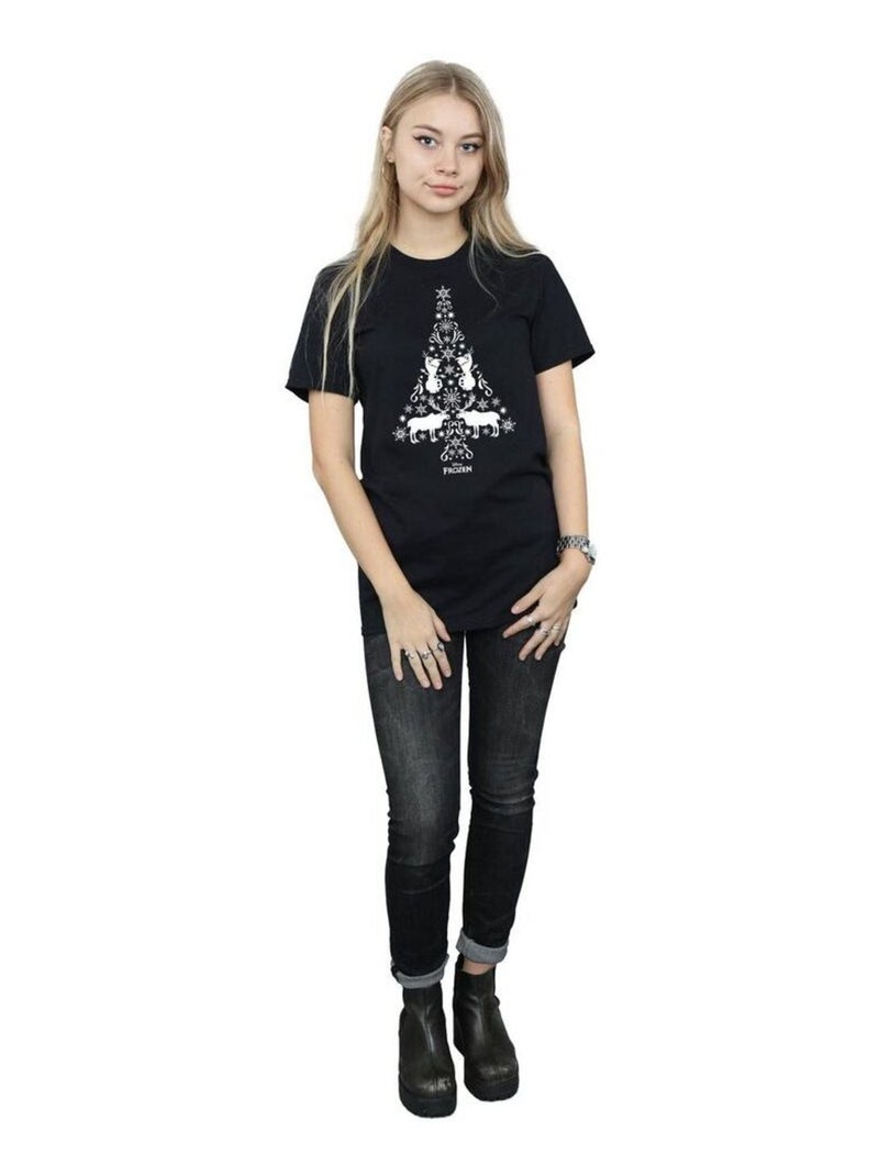 Disney - T-shirt FROZEN Noir - Kiabi