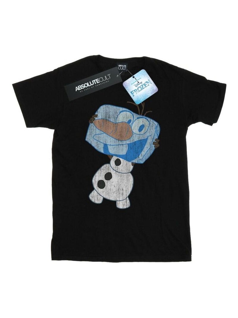 Disney - T-shirt FROZEN Noir - Kiabi
