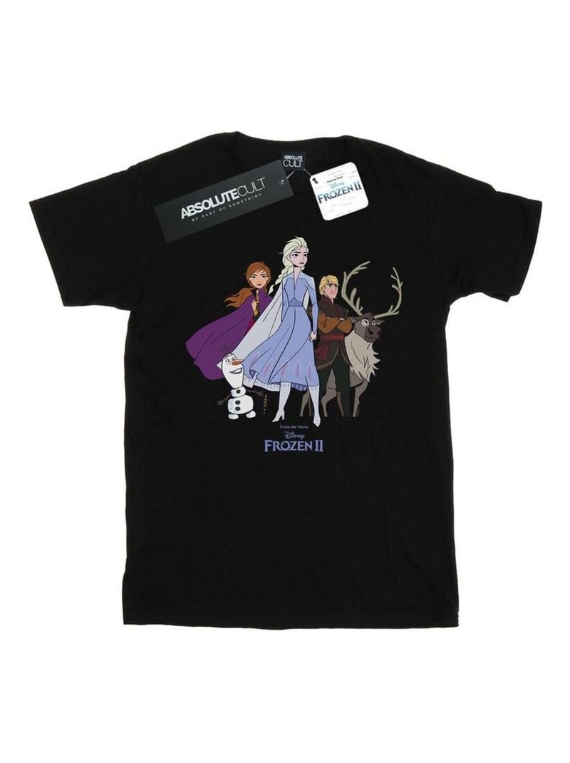 Disney - T-shirt FROZEN Noir - Kiabi