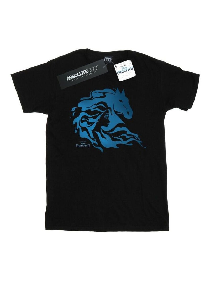 Disney - T-shirt FROZEN Noir - Kiabi