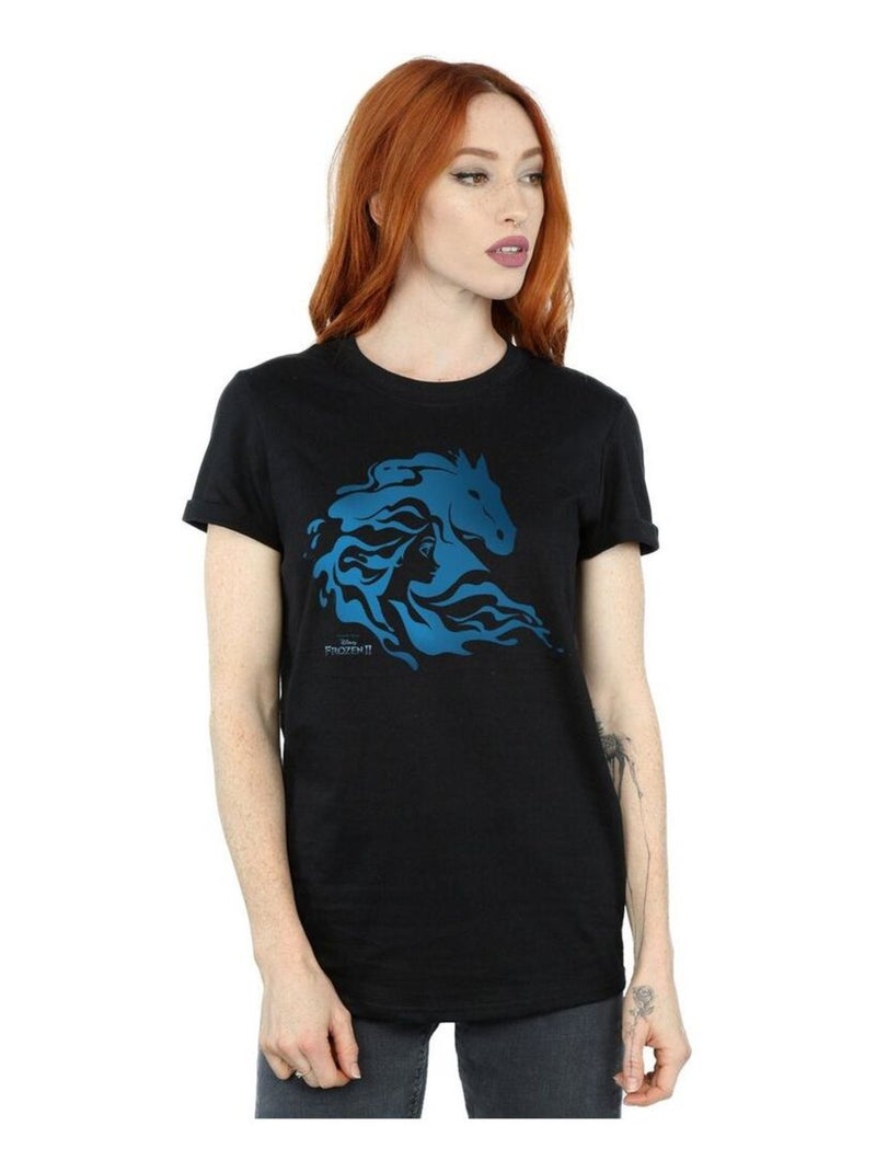 Disney - T-shirt FROZEN Noir - Kiabi