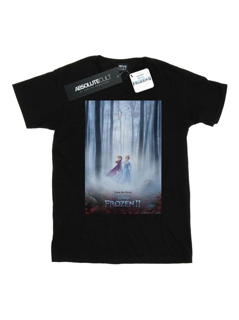 Disney - T-shirt FROZEN Noir - Kiabi