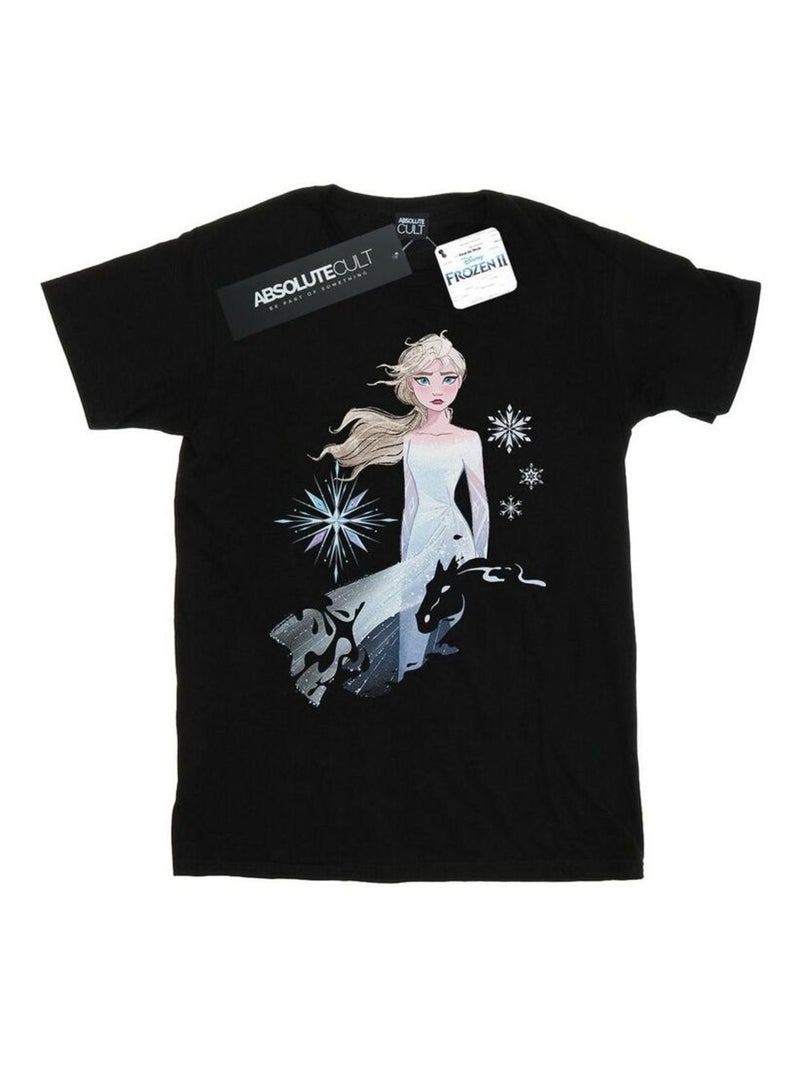 Disney - T-shirt FROZEN Noir - Kiabi