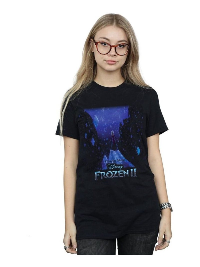 Disney - T-shirt FROZEN Noir - Kiabi