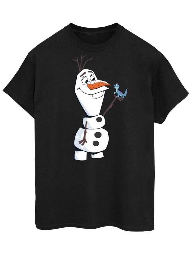 Disney - T-shirt FROZEN Noir - Kiabi