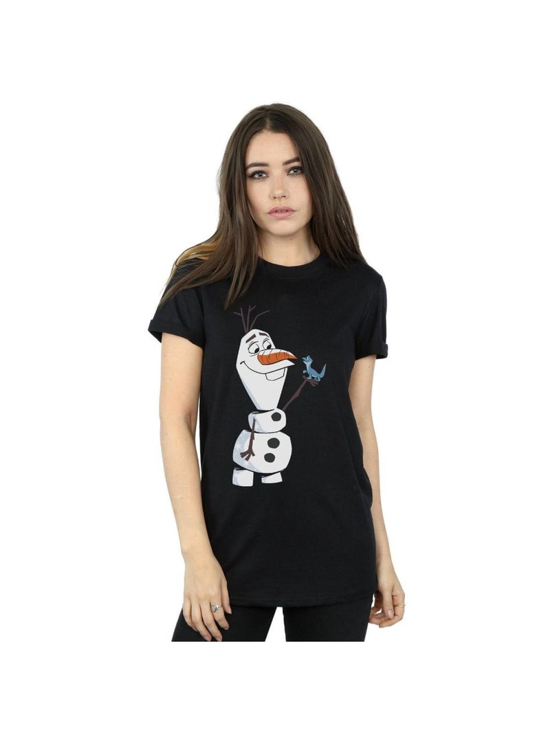 Disney - T-shirt FROZEN Noir - Kiabi