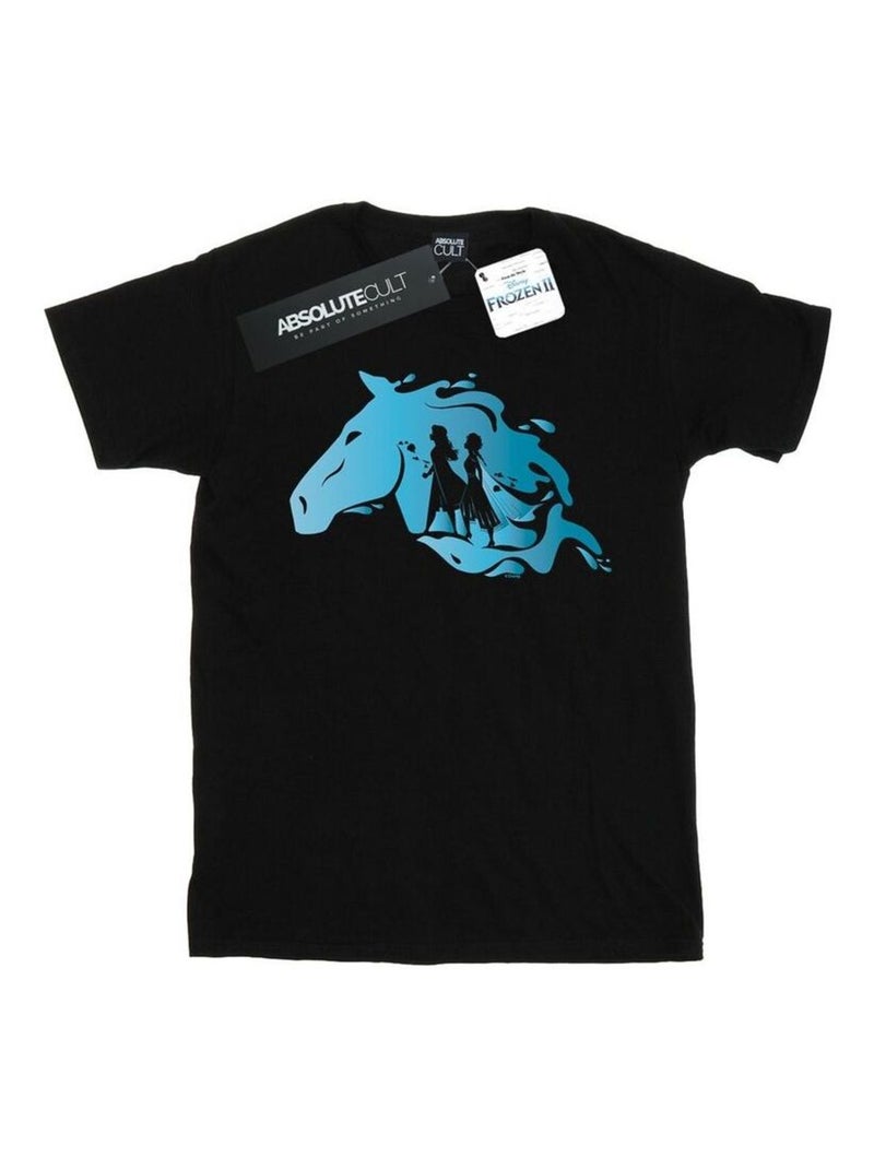 Disney - T-shirt FROZEN Noir - Kiabi