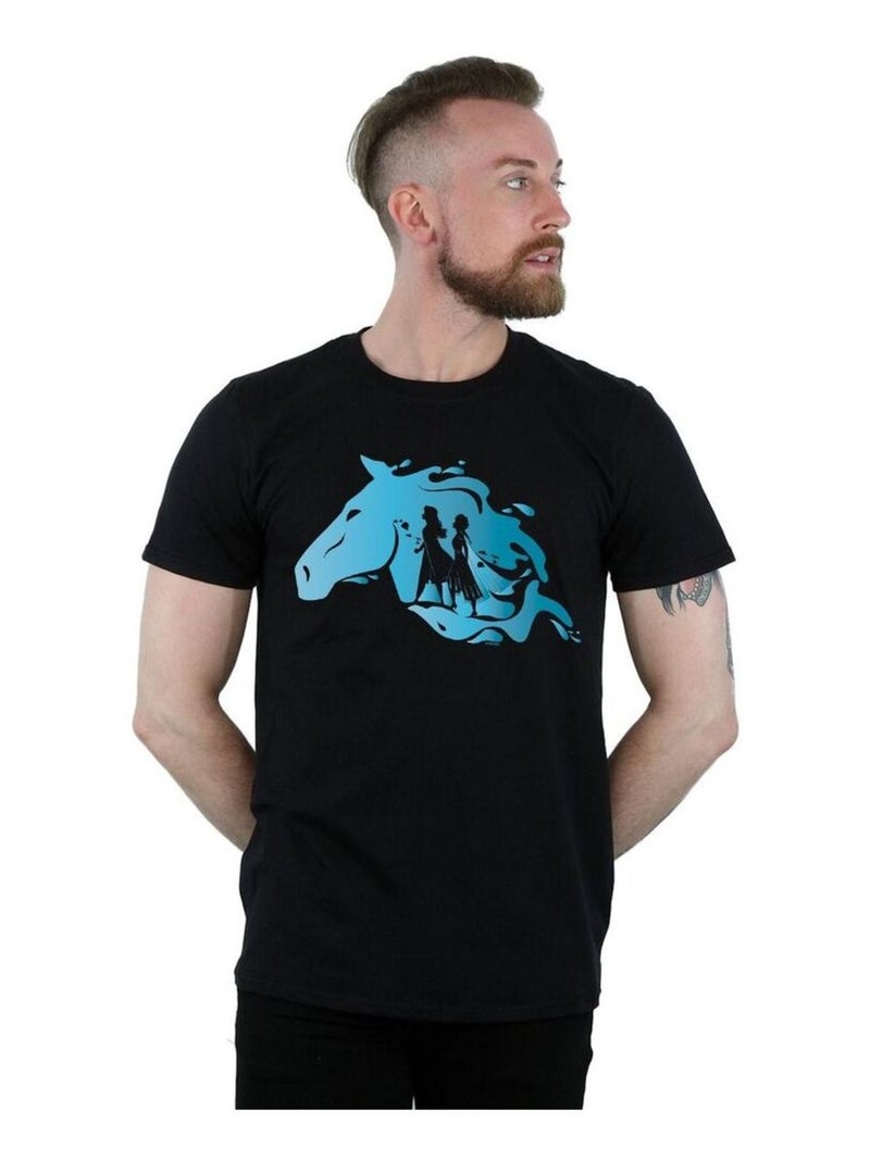 Disney - T-shirt FROZEN Noir - Kiabi